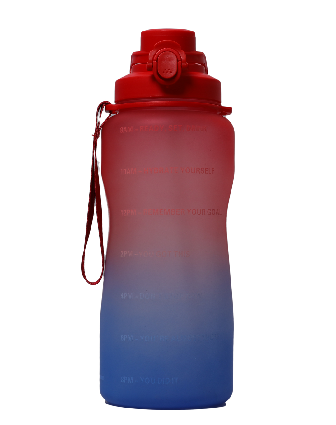 Health & Co. 2.2lt Motivational Water Bottle