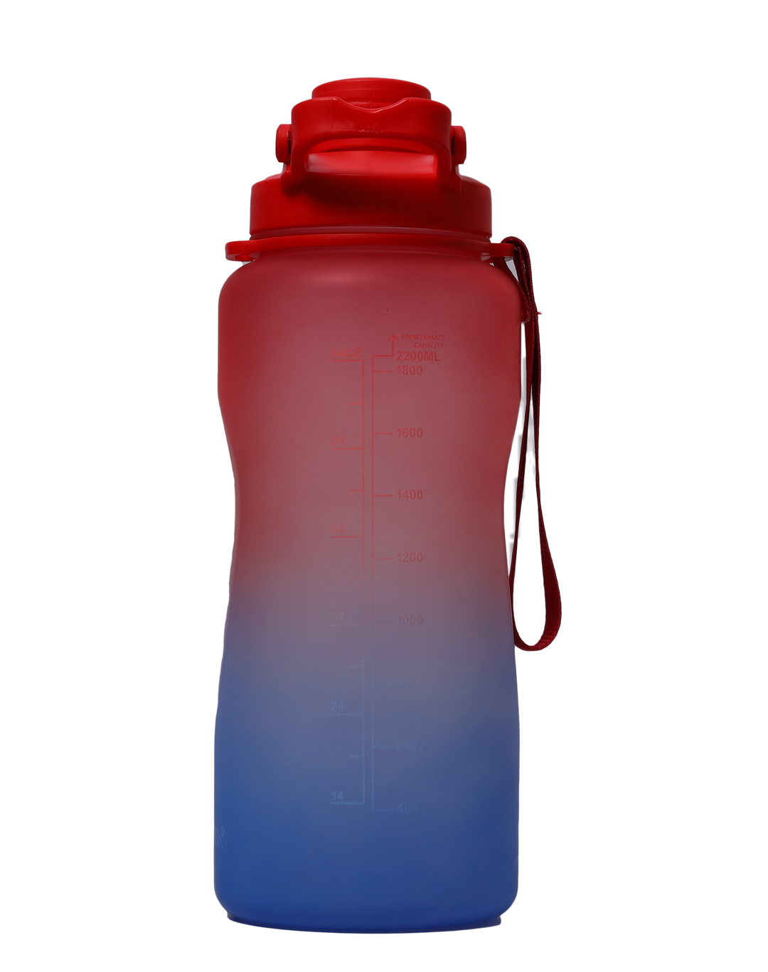 Health & Co. 2.2lt Motivational Water Bottle