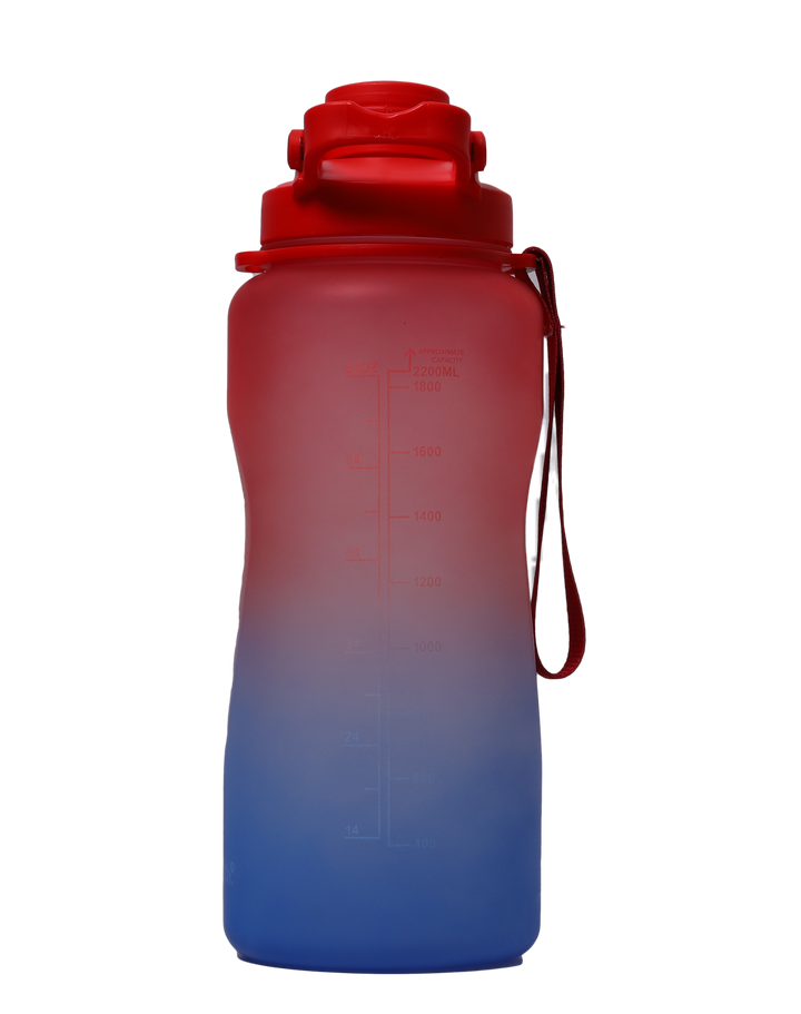 Health & Co. 2.2lt Motivational Water Bottle